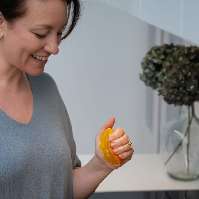 Alexandra mit orange Alexandra mit orange